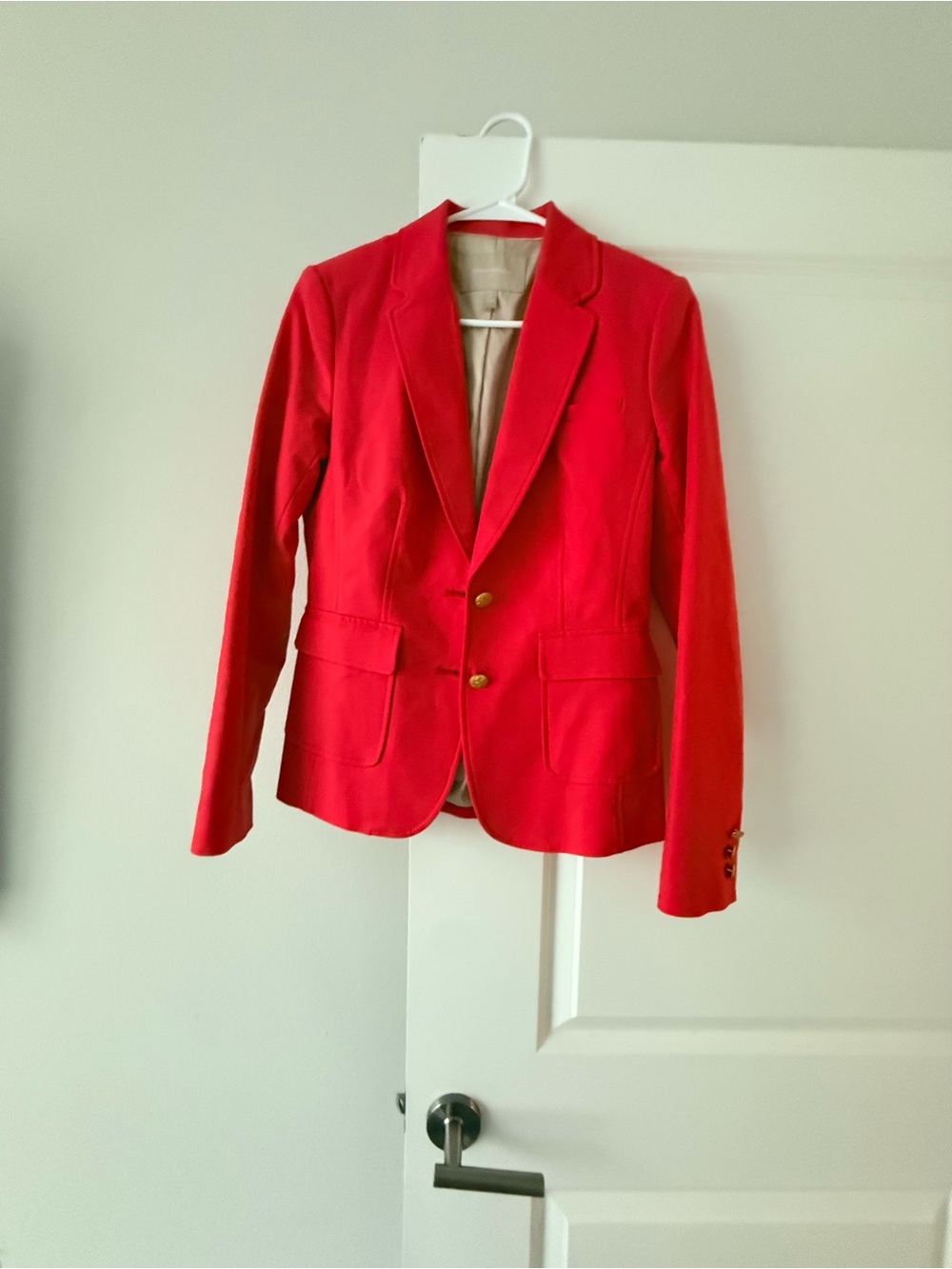 Banana Republic Women's Single-Breasted Blazer with Gold Buttons